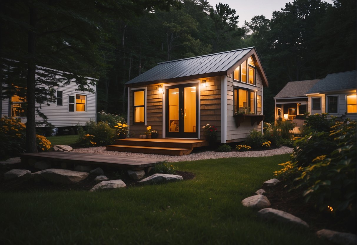 A spotlight shines on Massachusetts' tiny home communities, showcasing their unique and sustainable living spaces