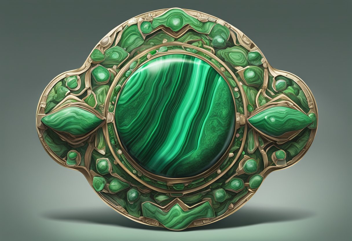 A historical and cultural significance of malachite, showcasing its unique properties and cultural importance