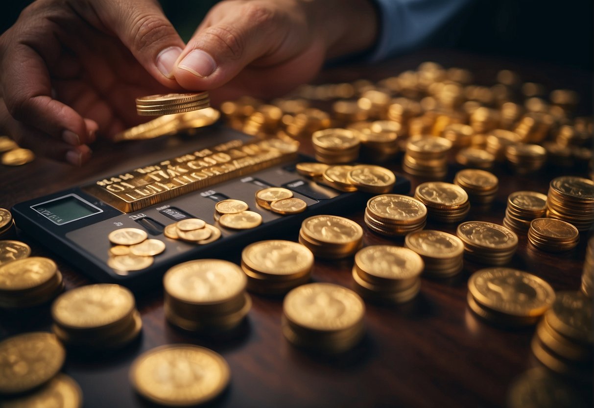 A person weighing the options of exit strategies and liquidation for a Gold IRA, considering the pros and cons