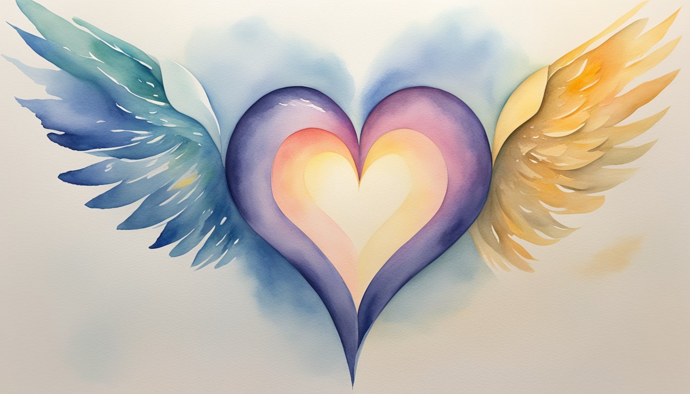 A heart split in two, one side glowing with love, the other struggling with career decisions.</p><p>The number 638 hovers above, symbolizing the angelic guidance impacting relationships and professional paths