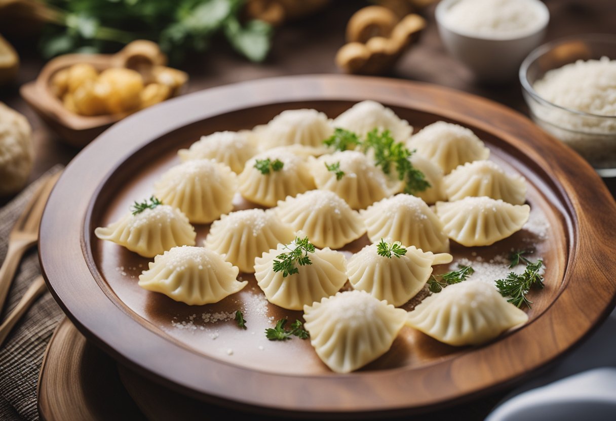 Traditional Polish dumplings and zeppelins, varying by region