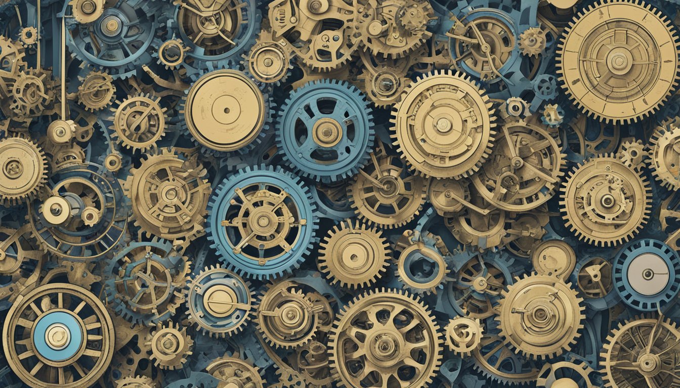 Everyday use and impact, symbolized by interconnected gears and technology, representing 1000 meanings