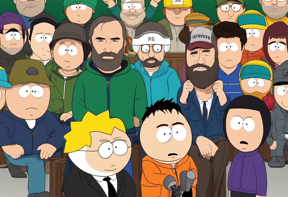 Joe Rogan interviews animated characters on South Park
