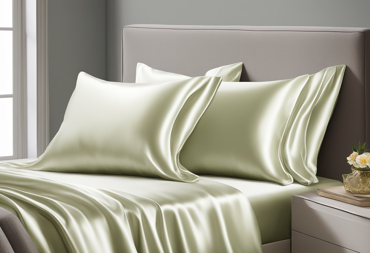 A luxurious silk pillowcase smooths and rejuvenates crepey skin