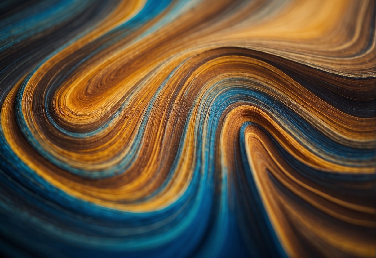 A canvas is stretched, primed, and sanded to create texture for oil painting