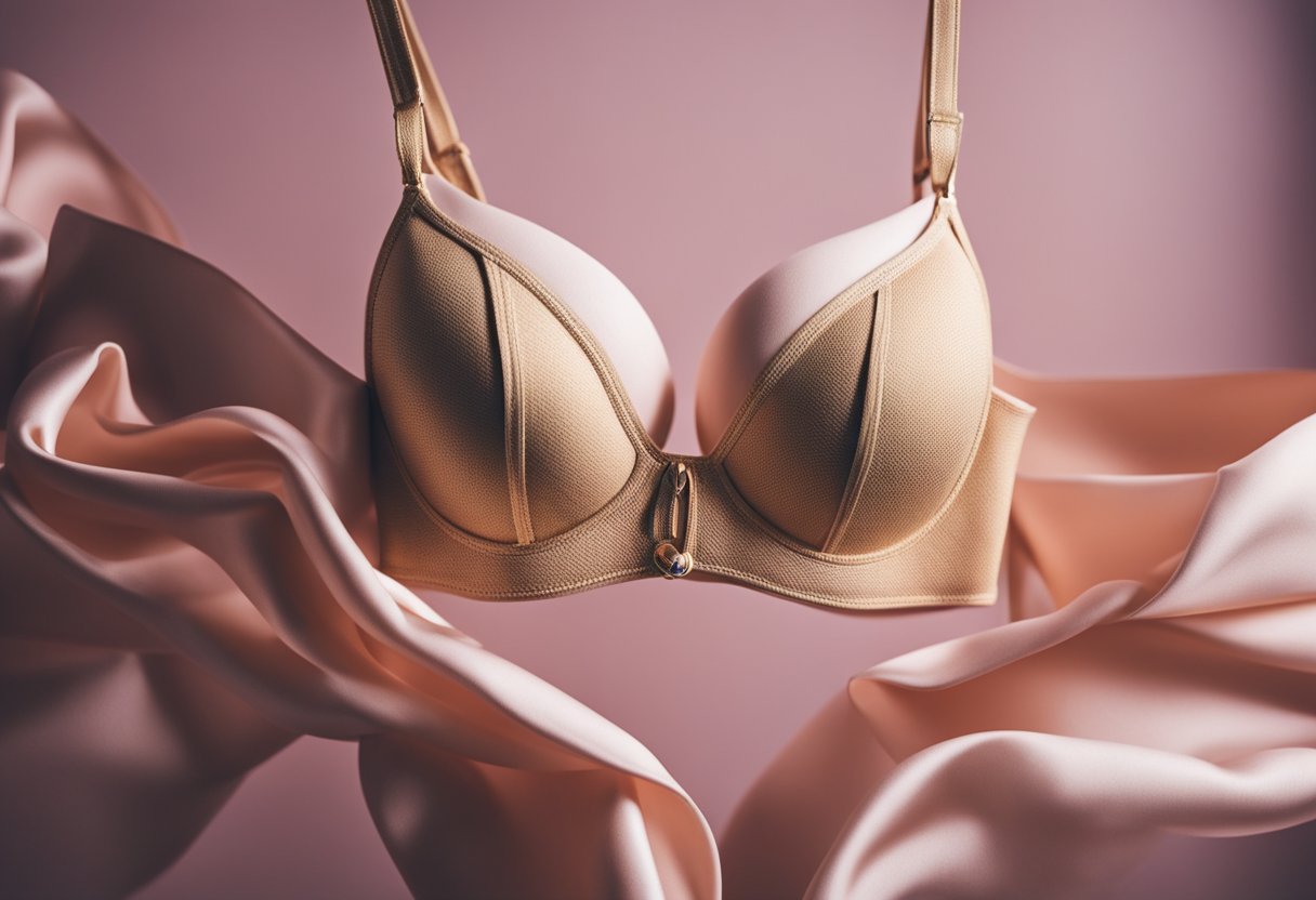 A small bra size question is asked, with a sense of curiosity and confusion