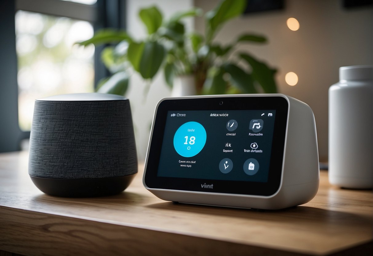 Alexa controls Vivint smart home devices