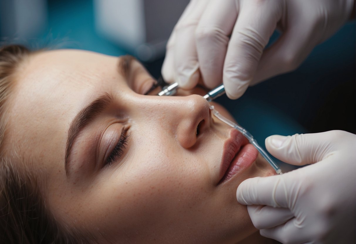 A dermal piercing is inserted into the skin using a dermal punch or needle. Aftercare involves cleaning the area with saline solution and avoiding excessive movement