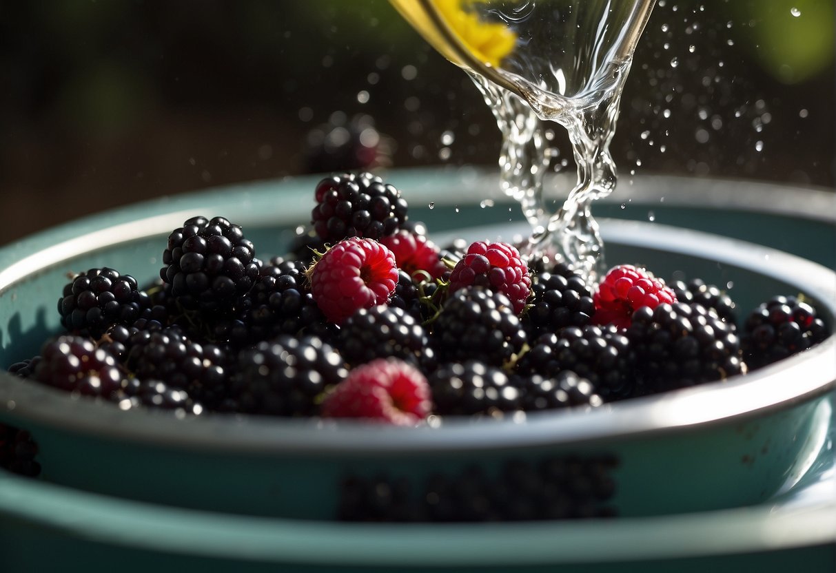 How to Clean Blackberries