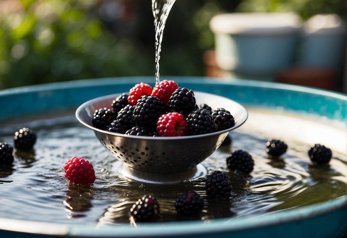 How to Clean Blackberries
