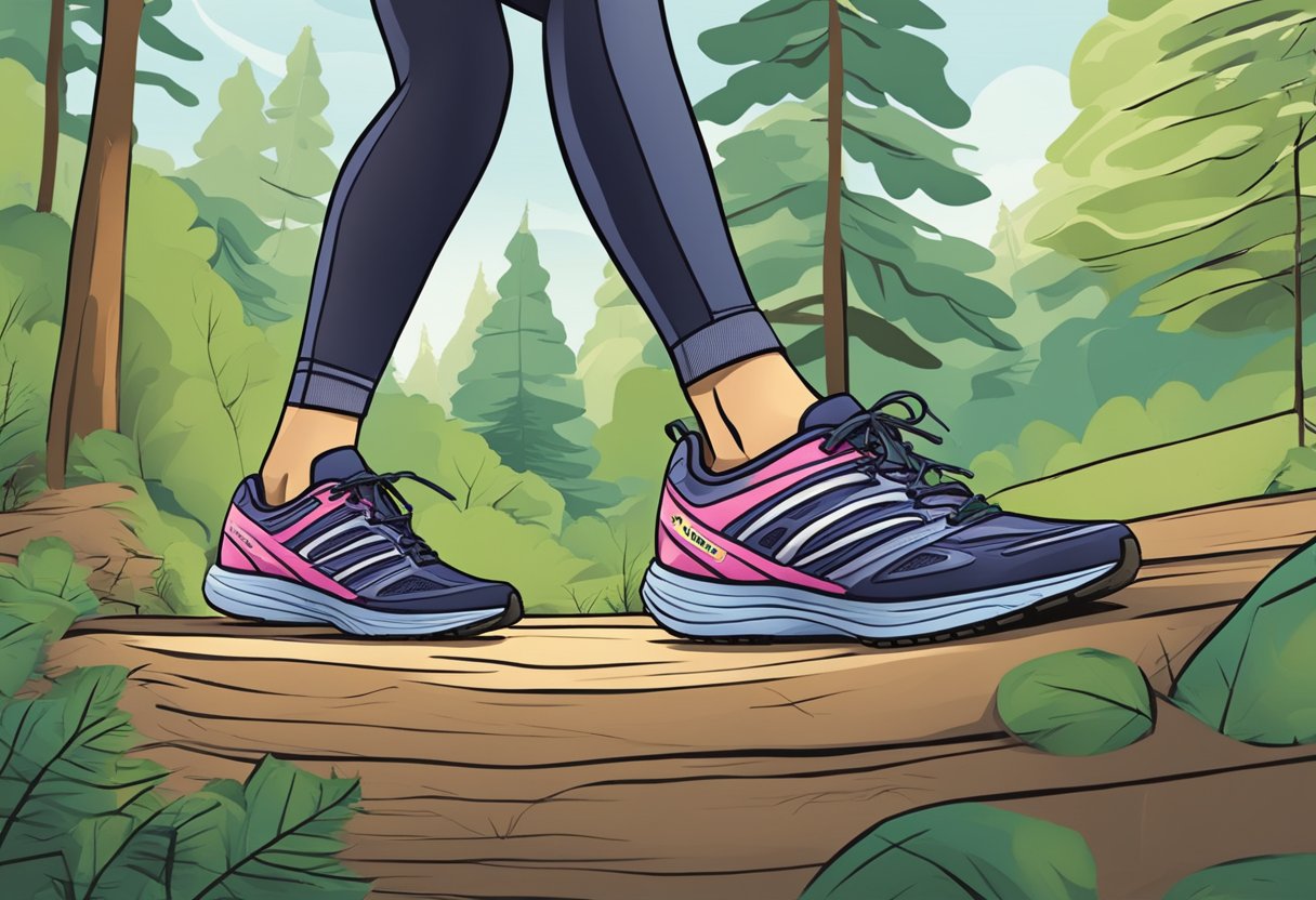 Runners lace up shoes, stretch, and visualize success before hitting the trail for a 15K or 10-mile training run