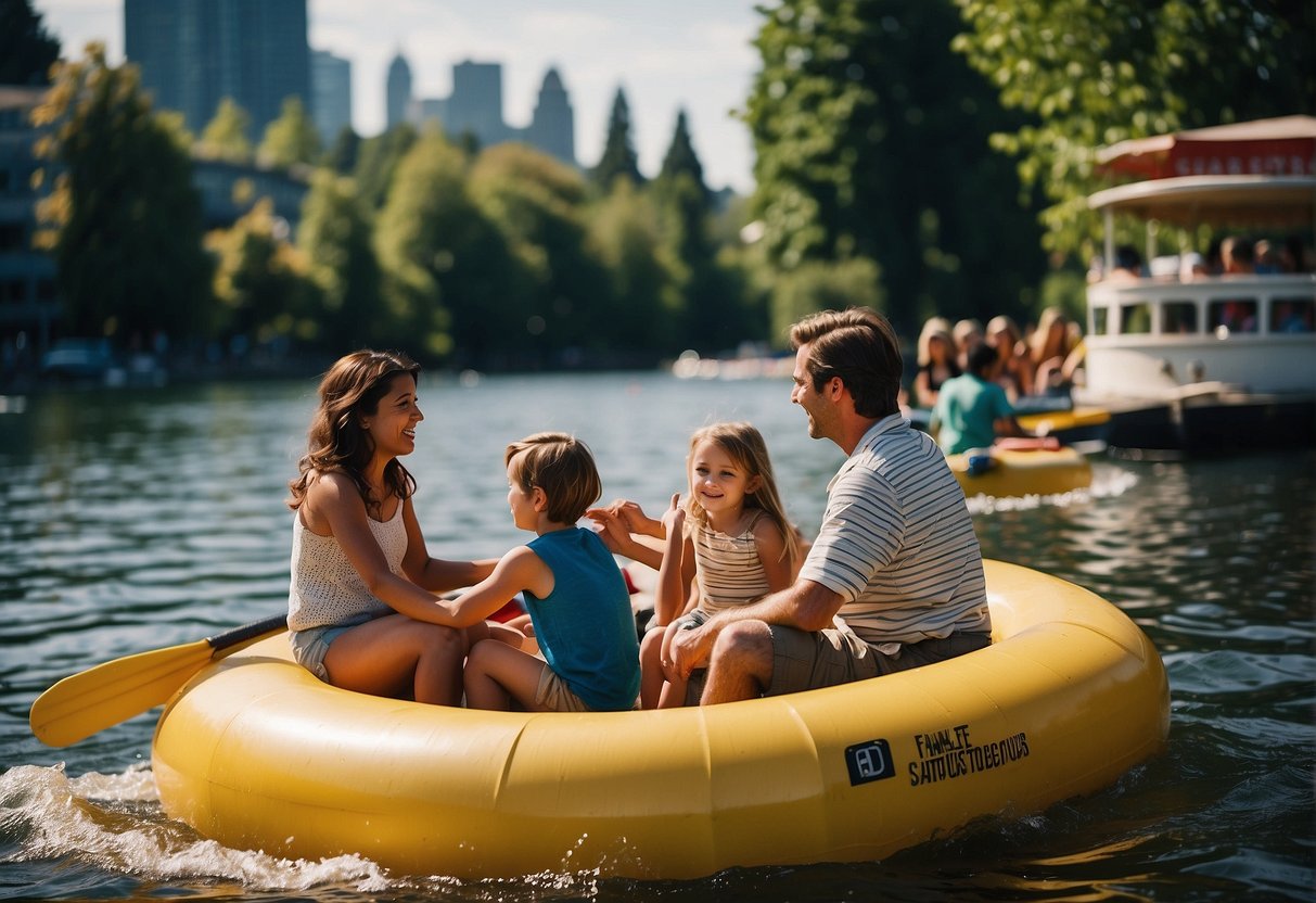 Families enjoy water rides and boat tours in Seattle