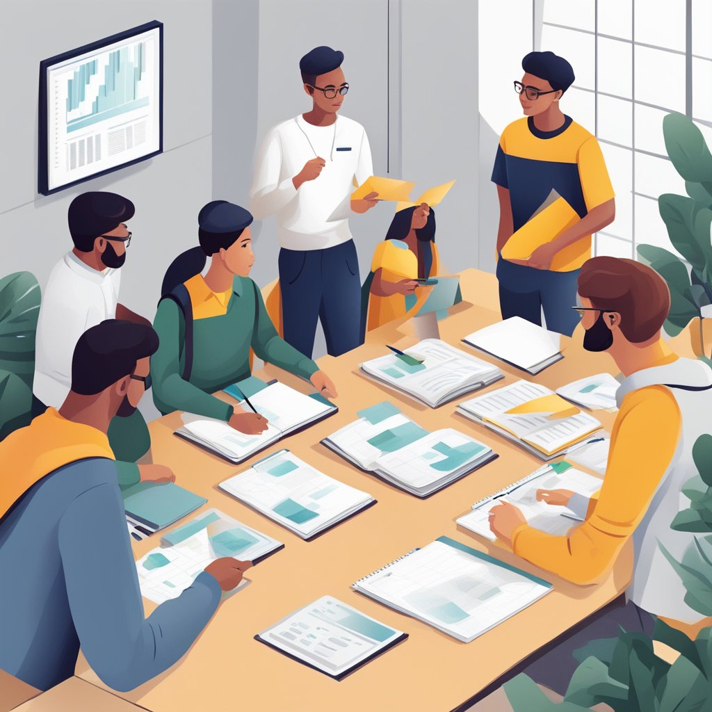 Fies Estudantil: O Que é e Como Funciona 1 A group of students organizing an event, discussing logistics and making plans