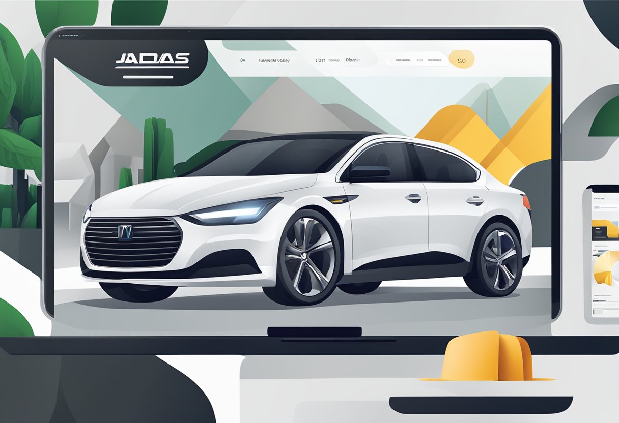 A sleek, modern auto dealer website with a high Google Pagespeed score. Fast loading pages and smooth user experience