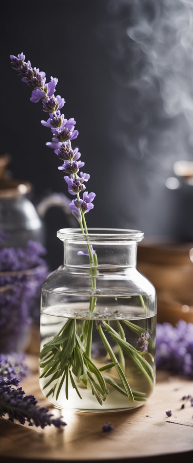 Unlock the power of lavender with your homemade lavender oil - perfect for diffusing, massage, and more.