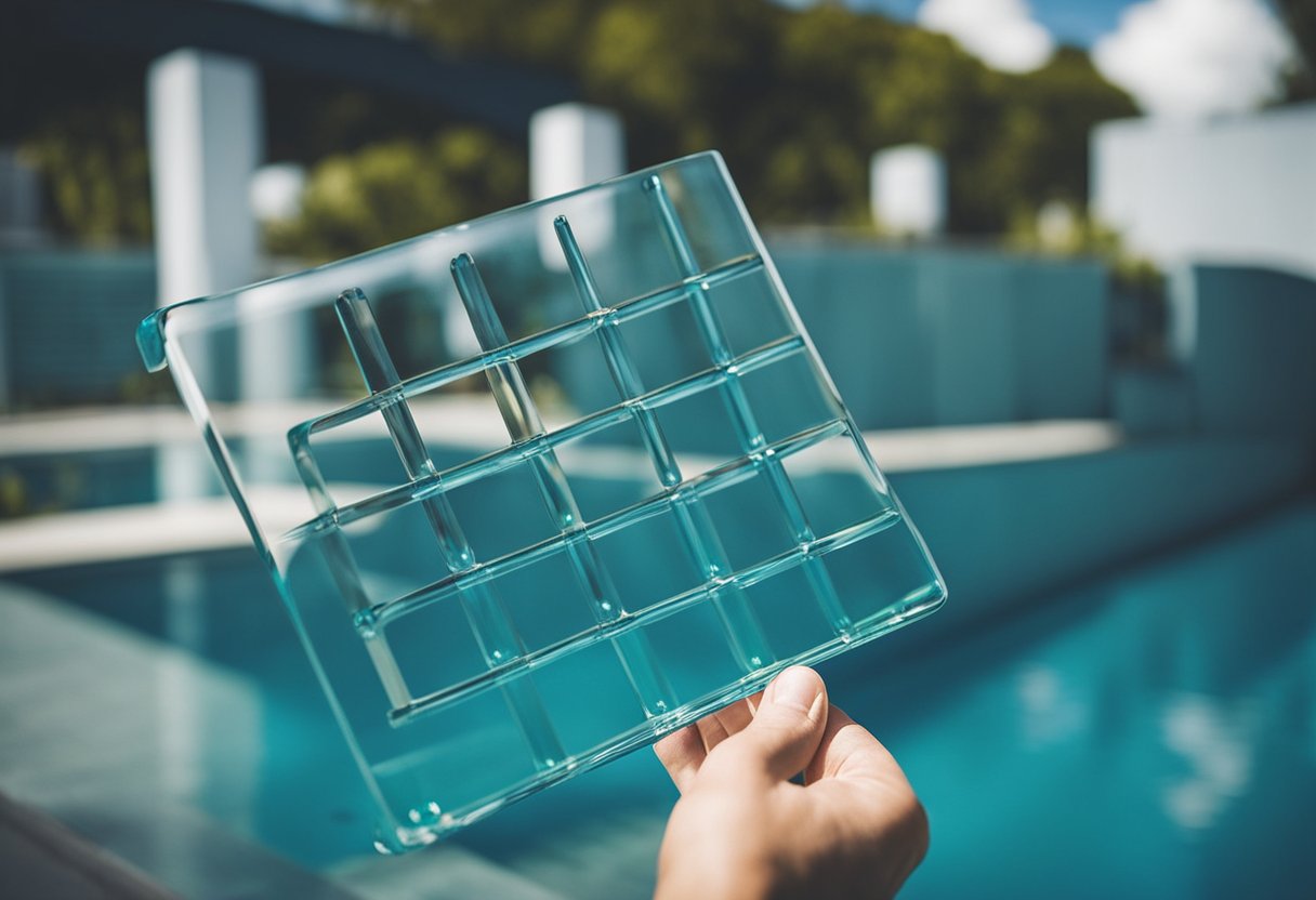 A person comparing prices from different suppliers for glass pool fencing installation in New Zealand
