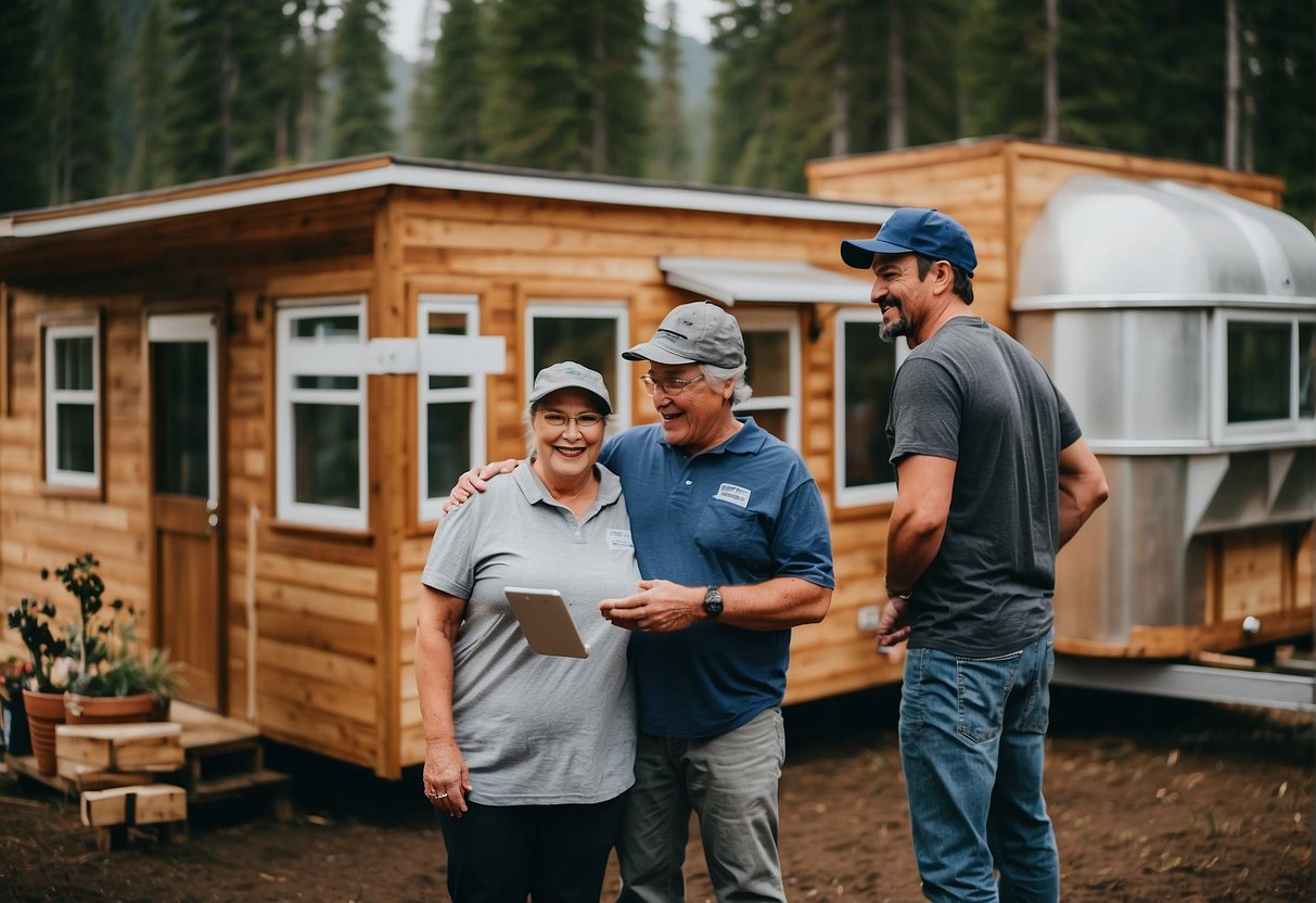 Tiny home builders in BC receive active support after purchase. Phone calls, emails, and on-site visits provide assistance