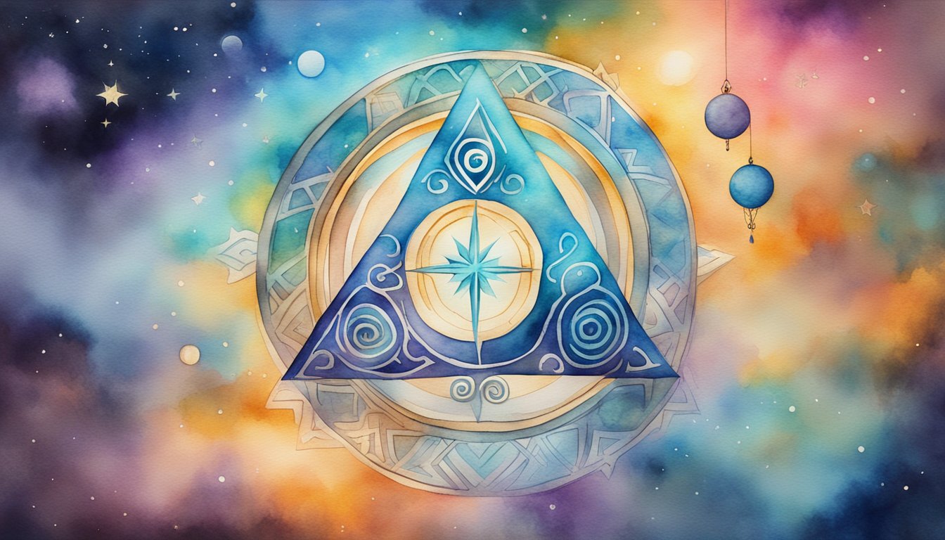 A glowing 211 symbol hovers over a mystical background, surrounded by cosmic energy and ancient symbols