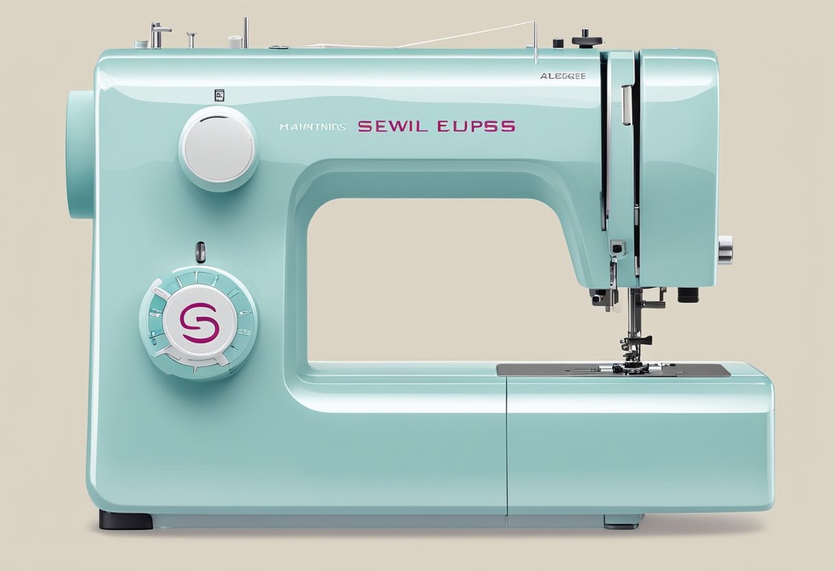 A beginner's sewing machine with basic features, simple controls, and clear instructions. Compact size, durable build, and a variety of stitch options