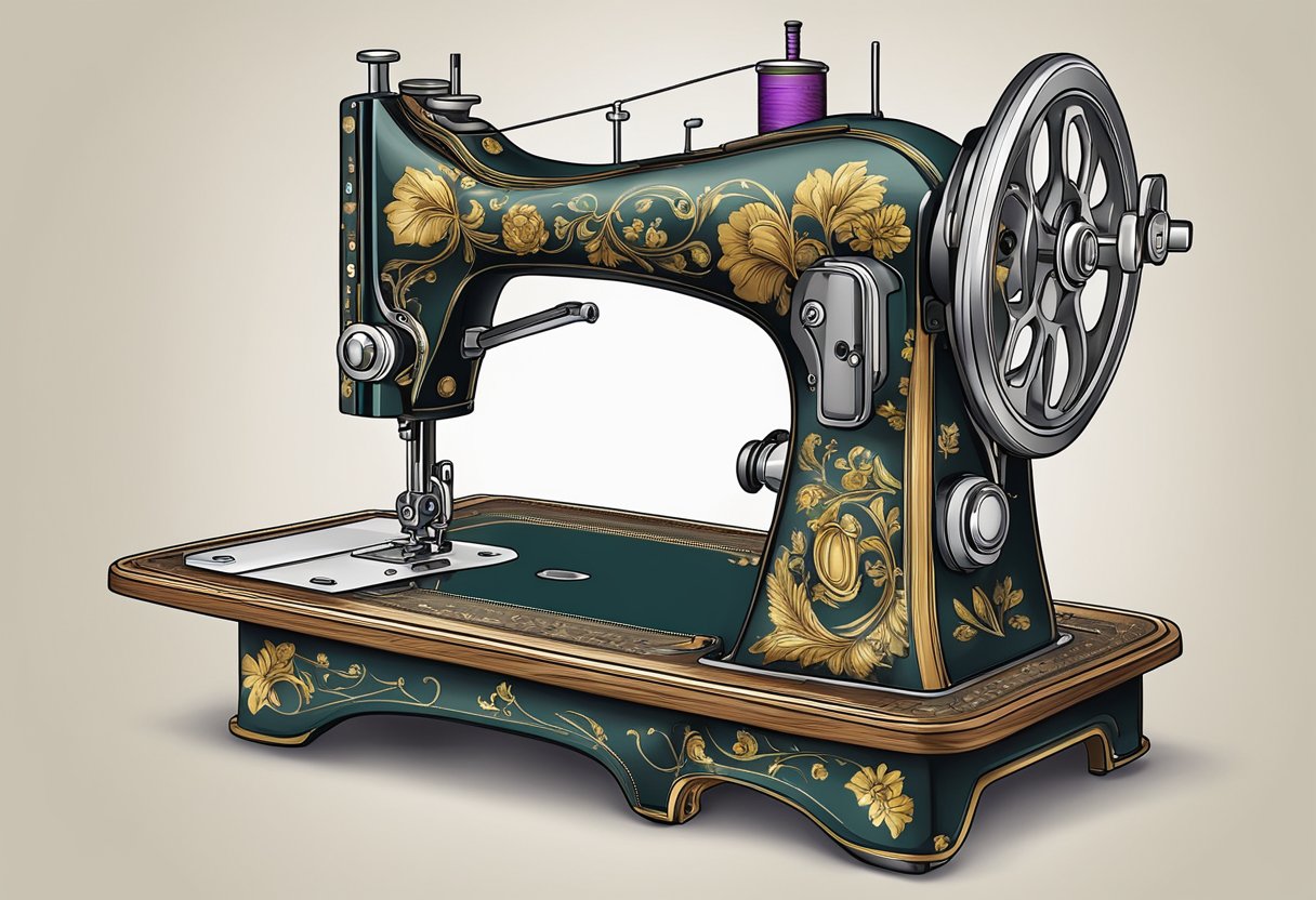 A sewing machine with advanced features and additional resources for beginners