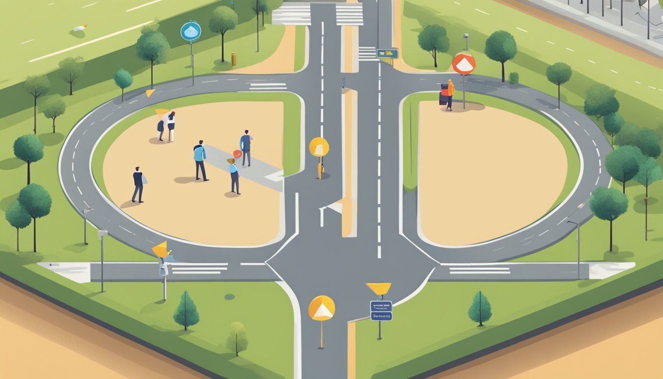 A person stands at a crossroads, with paths leading in different directions.</p><p>A signpost labeled "Impact on Personal Life and Decisions 551" stands in the center, symbolizing a pivotal moment of choice and reflection