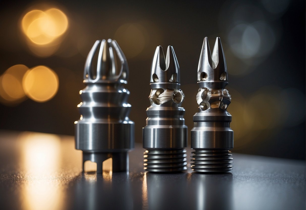 Two drill bits, m35 and m42, undergo extreme heat testing, showing durability and heat resistance