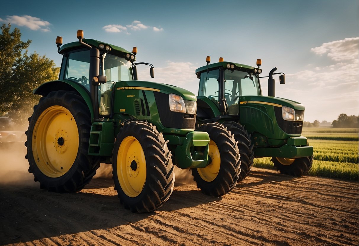 Two tractors, Design and Comfort, face off with John Deere