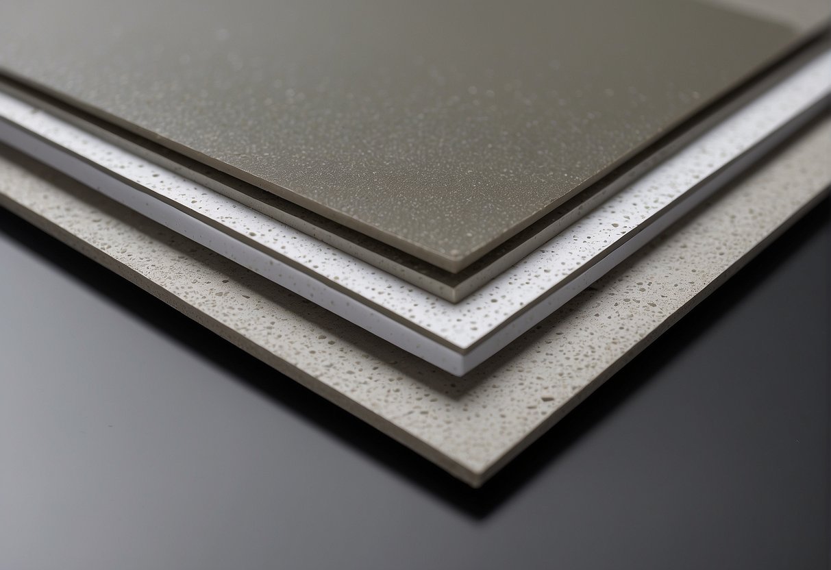 A cement board and DensShield are compared for regulatory and standards compliance