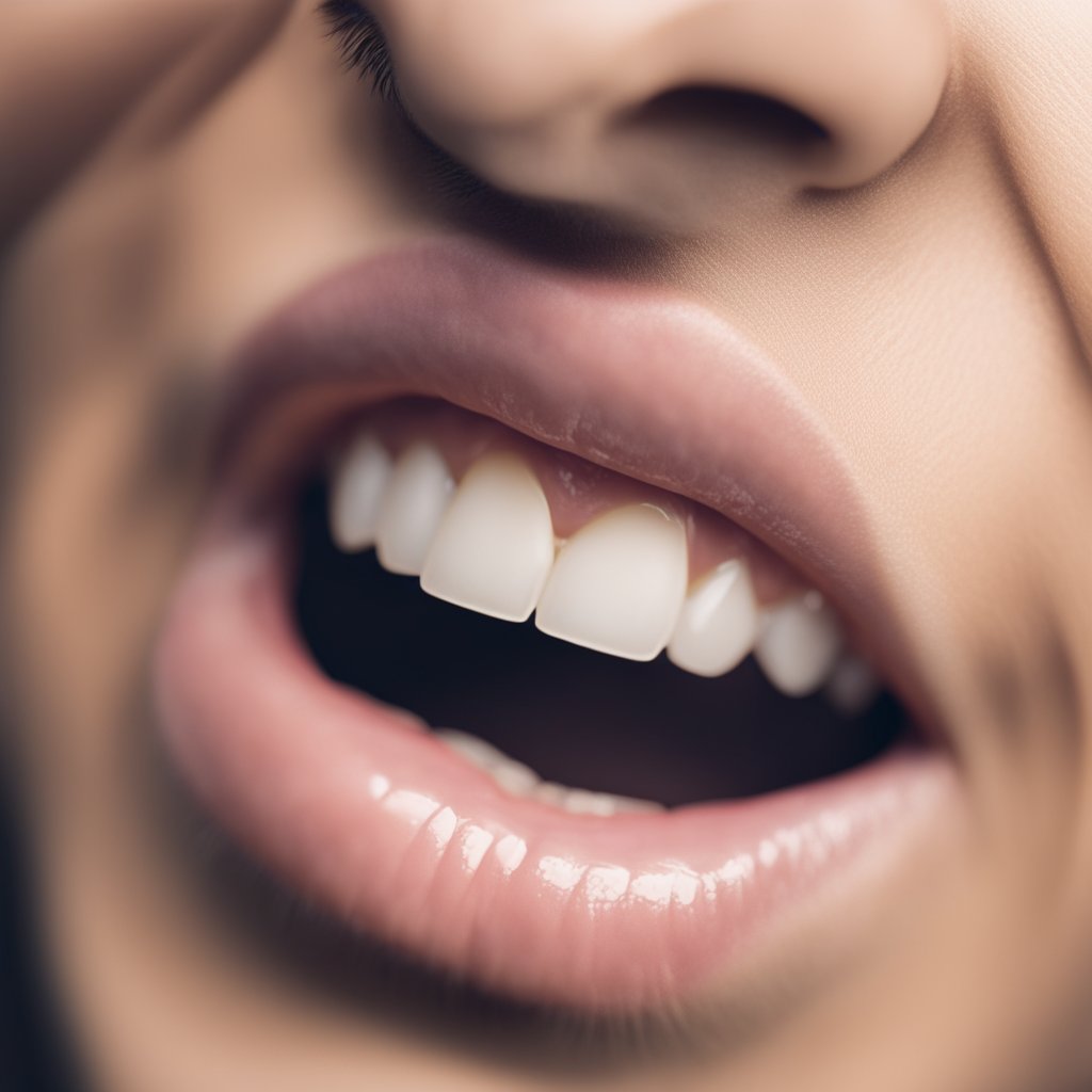 The mouth's roof itches, causing discomfort and irritation
