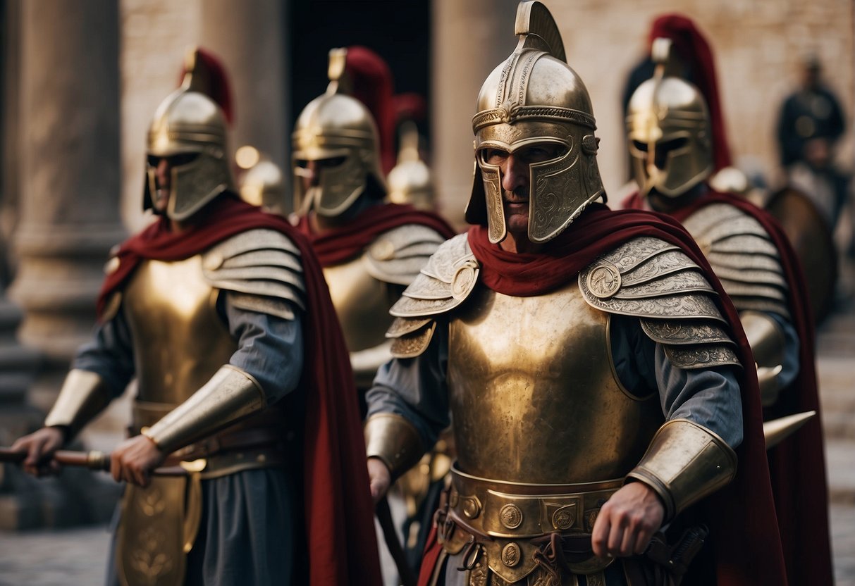 Sparta's government: A group of elders and two kings ruled the militaristic city-state
