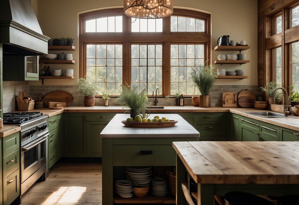 Top 59 Olive Green Kitchen Ideas - Quiet Joy At Home