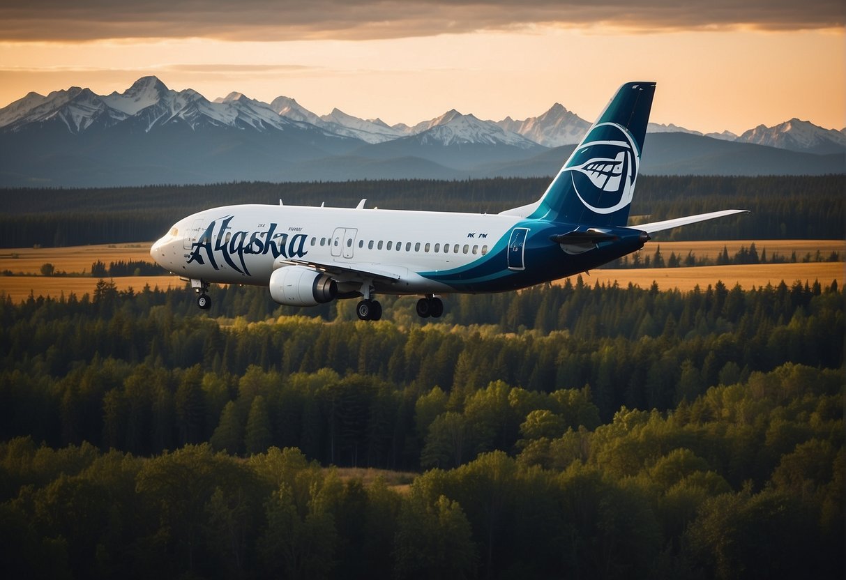 An Alaska Airlines logo being added to a KTN field with a cursor