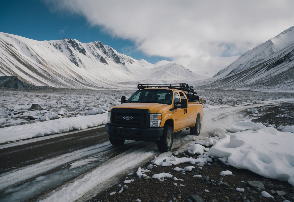 Alaska's rugged terrain and extreme weather make it dangerous. Snowstorms and avalanches pose threats to travelers. Wildlife encounters also add to the risk