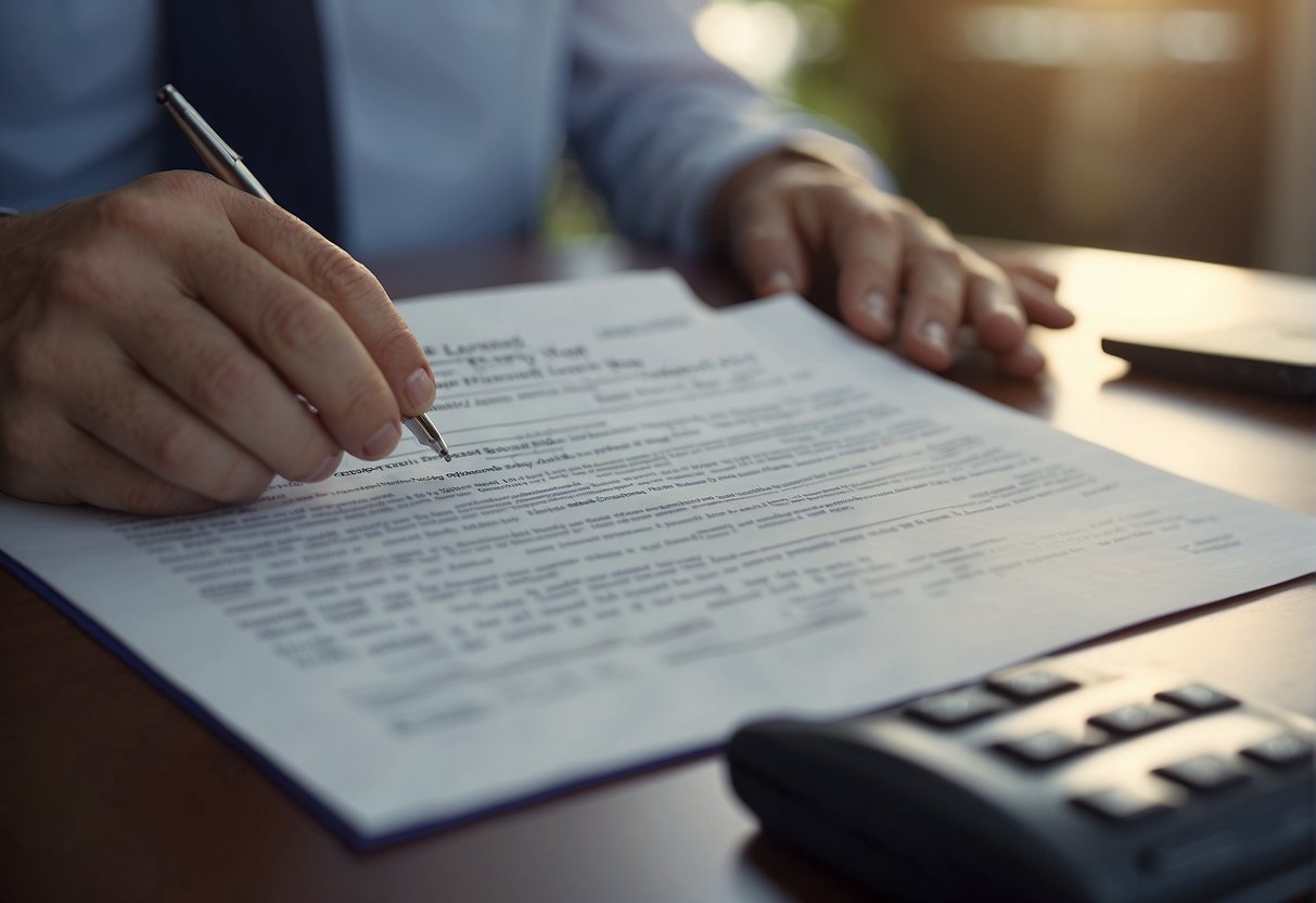 A landlord and tenant sign a lease agreement, outlining NNN responsibilities. The landlord maintains the property, while the tenant pays for taxes, insurance, and maintenance