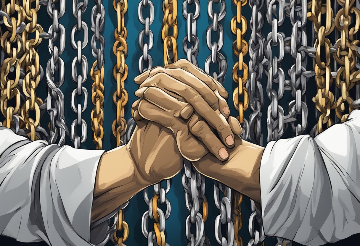 Prayers shattering chains and barriers