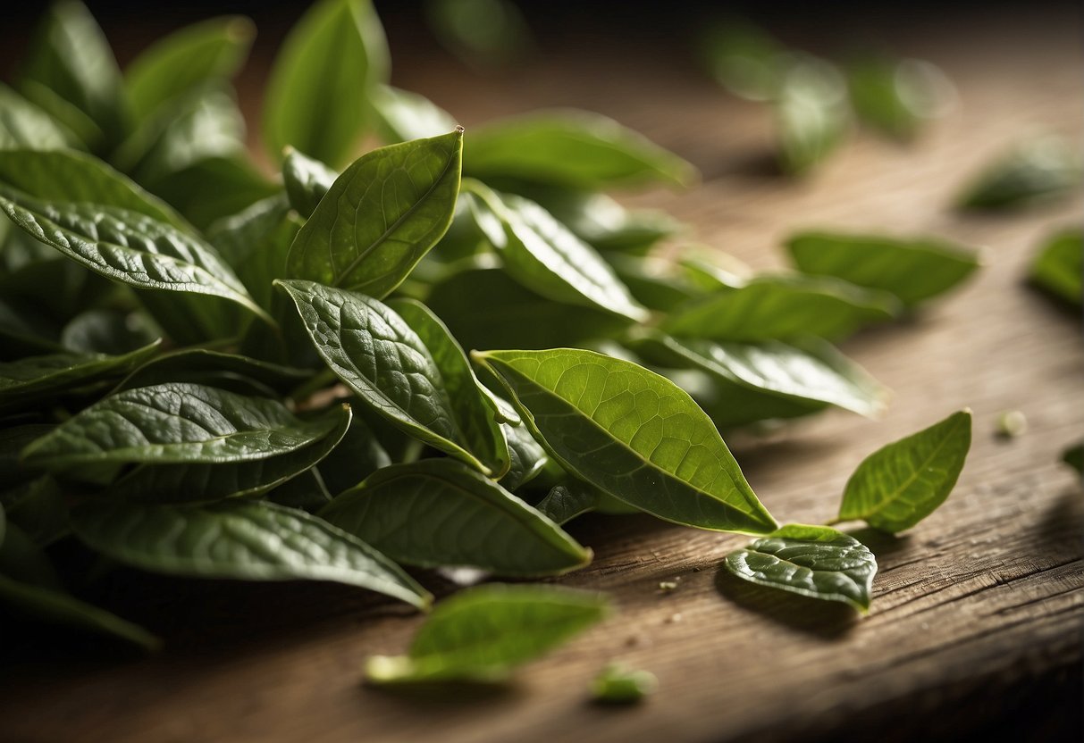 Green tea leaves interact with stomach lining, triggering hunger signals to brain