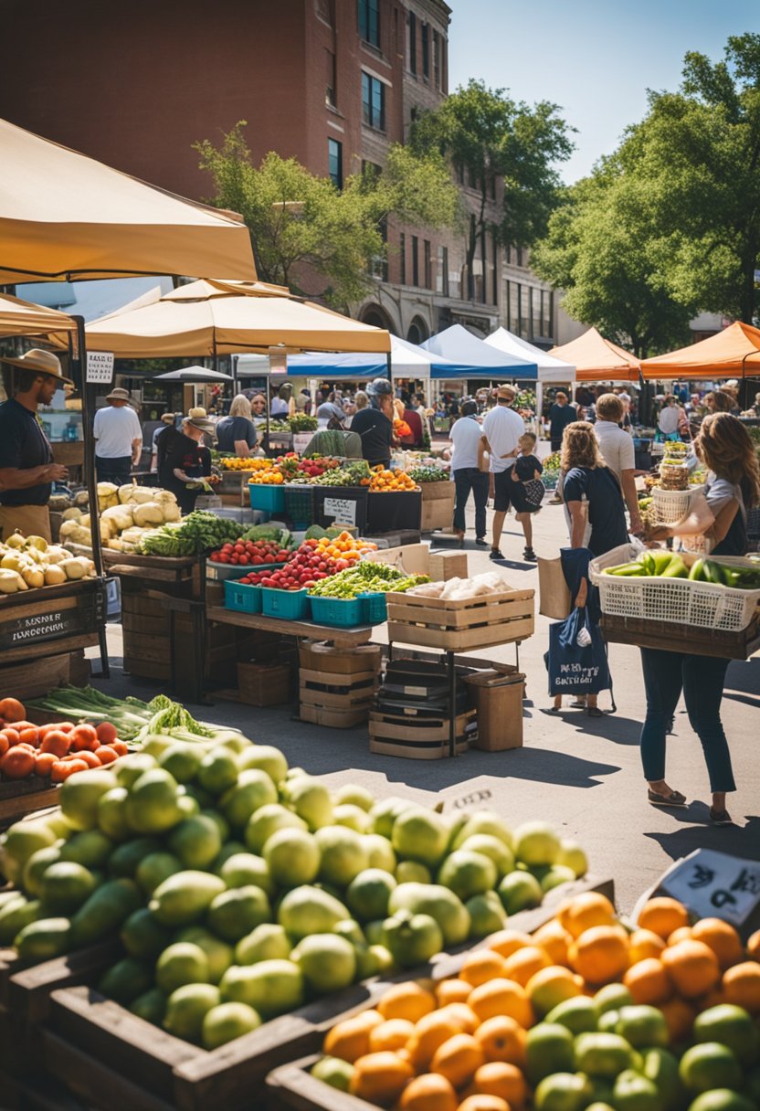 The bustling Waco Downtown Farmers Market showcases the 10 best local vendors, with colorful produce, artisanal goods, and lively crowds