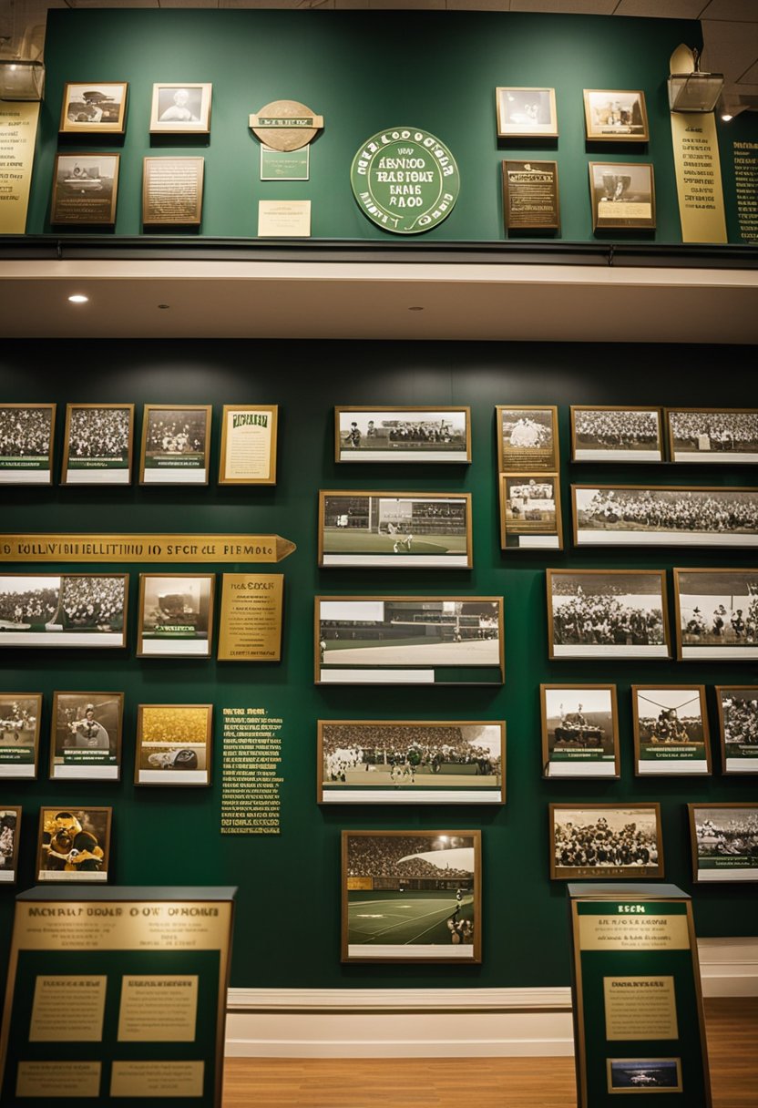 The Baylor University Sports Hall of Fame is filled with memorabilia and displays showcasing Waco's rich sports history