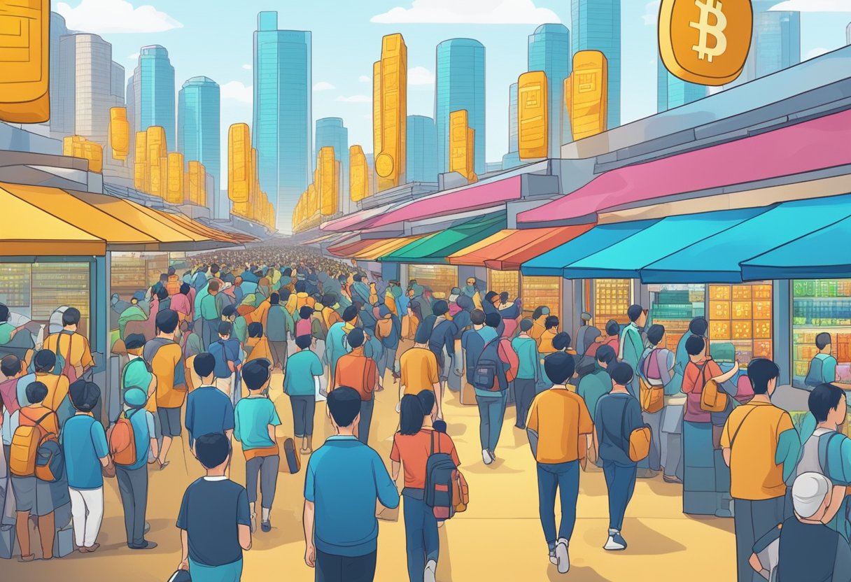 Cryptocurrency market bustling in China, defying odds. Bright future ahead, report suggests