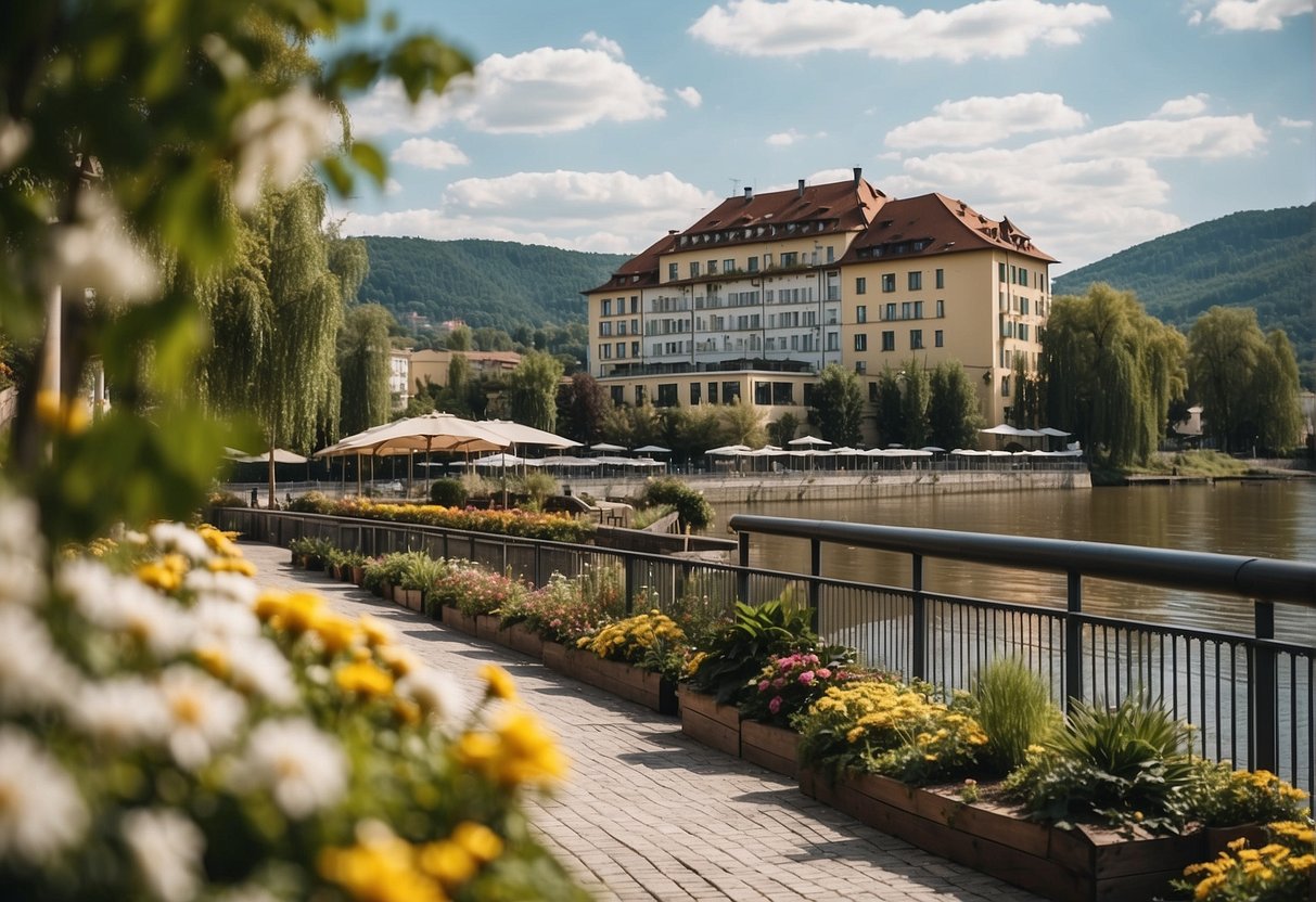 The Wesenufer Hotel & Seminar Culture by the Danube, with a scenic riverside setting and a vibrant gastronomic atmosphere