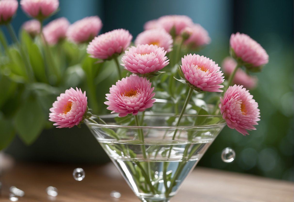 Water picks hold flowers in place in floral arrangements, allowing for easy hydration and positioning