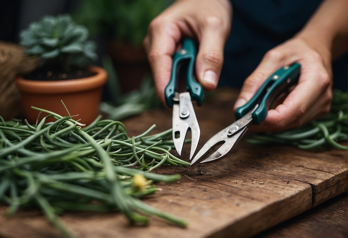 Wire cutters are used to trim and shape floral stems. They are essential for creating intricate designs and ensuring the safety of the florist