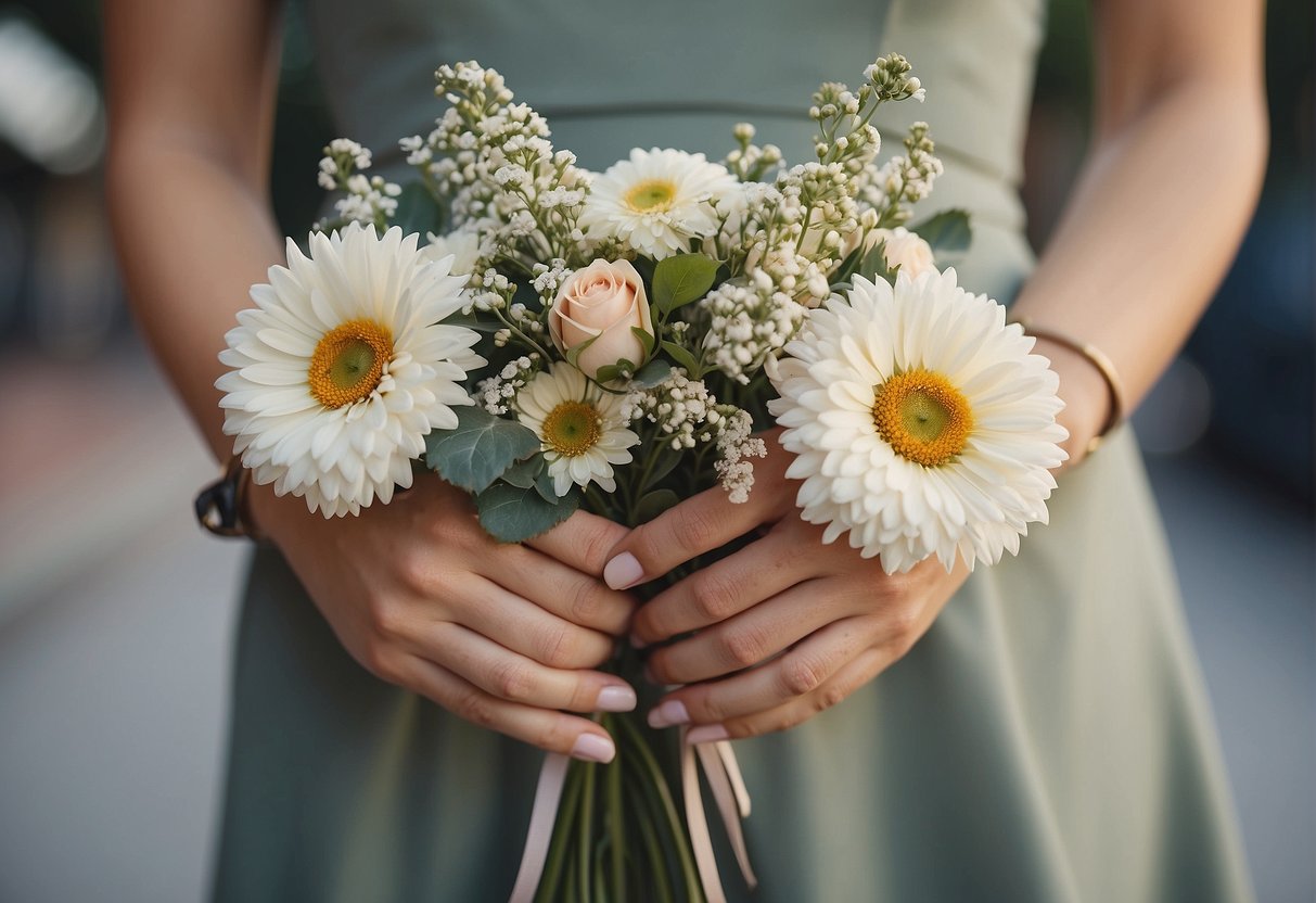 Wristlets hold flowers for hands-free floral design