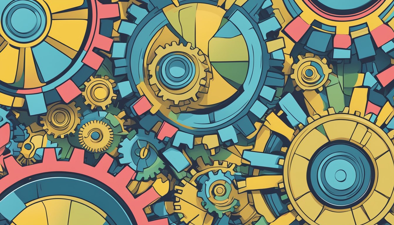 A group of gears turning smoothly, symbolizing operational change management