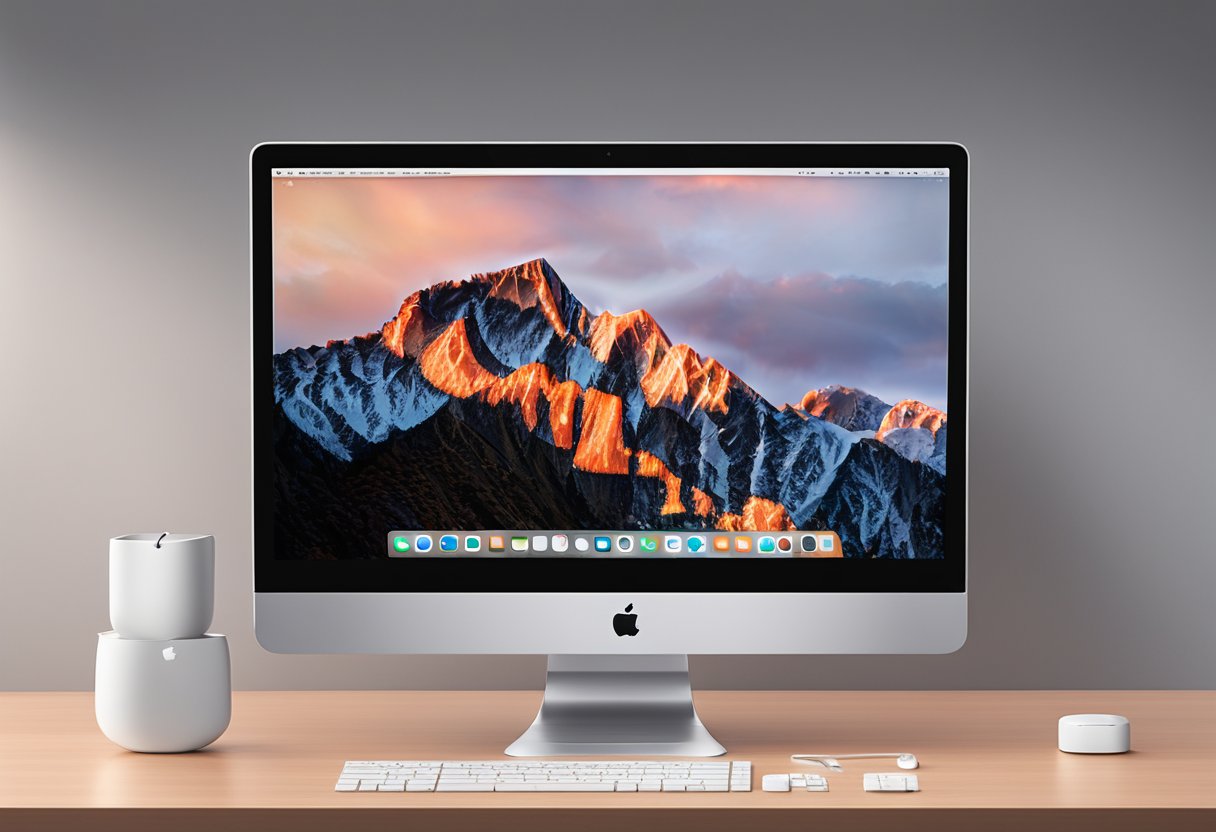 A sleek, high-performance Apple Vision PRO hardware set against a modern, minimalist backdrop