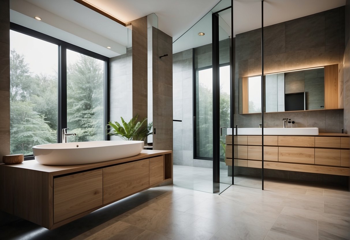 Modern bathroom furniture with a focus on sustainability and ecology