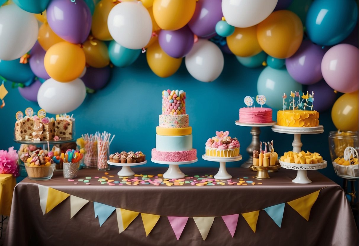 Children's birthday party: Decorate with colorful balloons, streamers, and a themed backdrop. Set up a dessert table with a variety of treats. Plan fun activities like face painting, a treasure hunt, and musical chairs