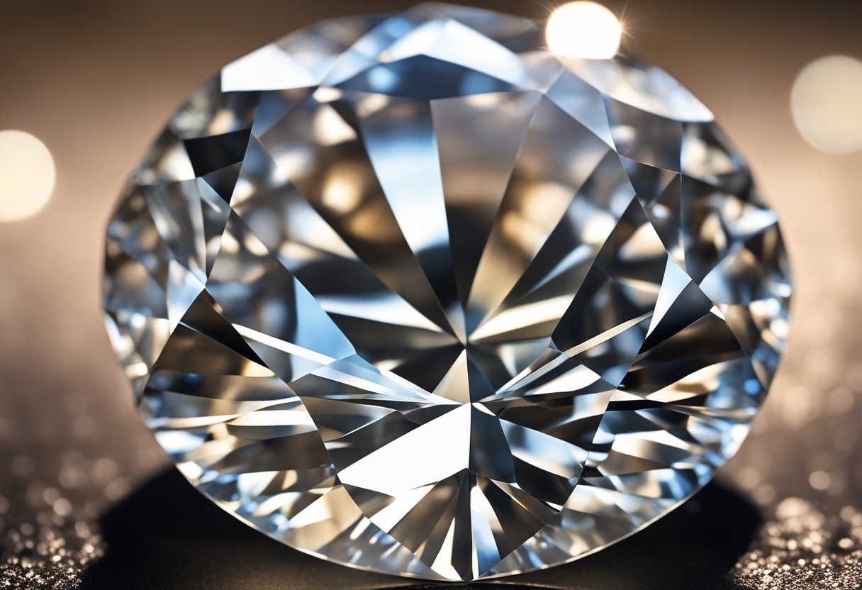 A 1 carat diamond is compared for value based on quality