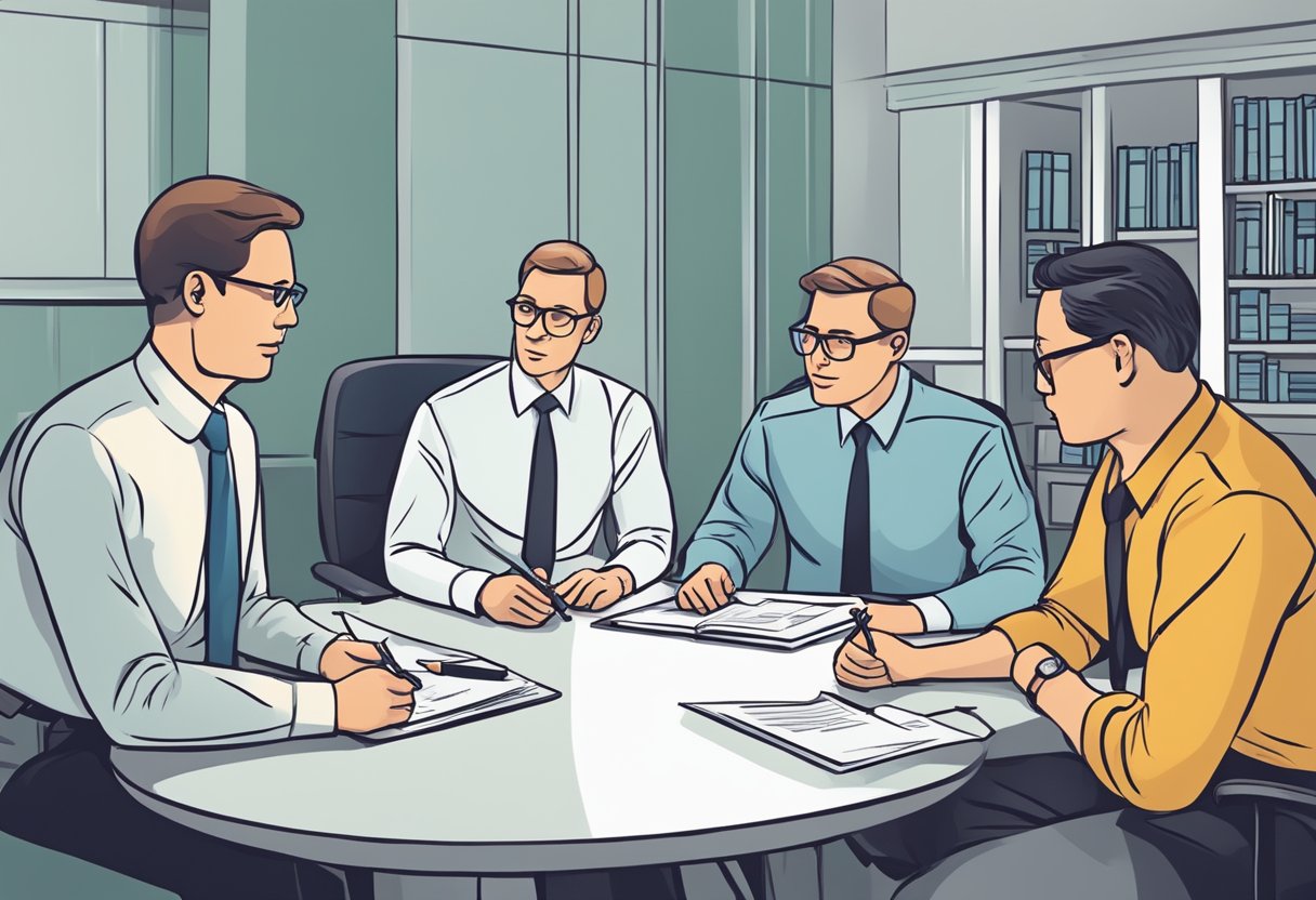 A group of officials discussing and analyzing the benefits of integrating federal or provincial regulations into their operations