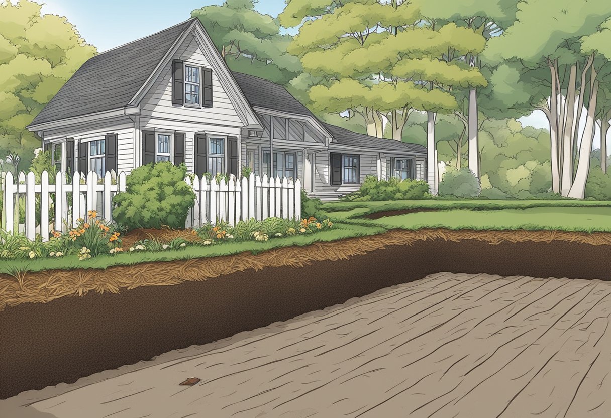 Mulch surrounds a home's foundation, creating a barrier. Roaches are repelled by the smell and texture of mulch, preventing infestations